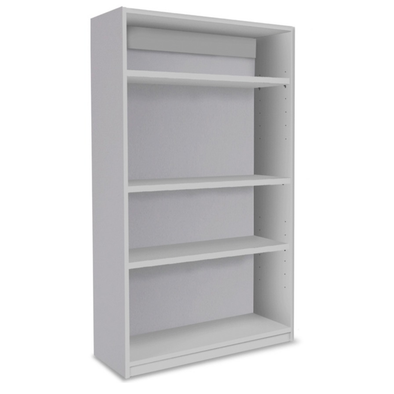 Premium Bookcase Grey With 1 Fixed & 2 Adjustable Shelves H1500mm Premium Bookcase Grey With 1 Fixed & 2 Adjustable Shelves H1500mm | Library units Shelves | www.ee-supplies.co.uk