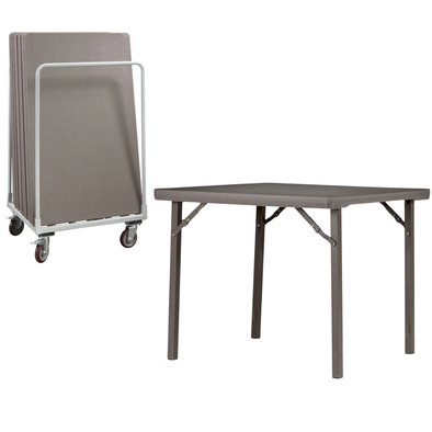Premium Square Folding Small Table L910x W910 x 10 + Trolley Bundle Premium Rectangular Folding Small Table L910x W910 x 10 + Trolley Bundle | Tables | www.ee-supplies.co.uk