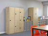 Primary Height Wooden Lockers - Digital Lock Primary Height Wooden Lockers - Door Knob | School Lockers | www.ee-supplies.co.uk