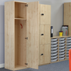 Primary Height Wooden Lockers - Digital Lock Primary Height Wooden Lockers - Door Knob | School Lockers | www.ee-supplies.co.uk