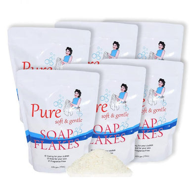 Pure Soap Flakes for Sensory, Tactile & Messy Play – 425g each x 6