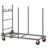 Small Table Storage Trolley Table Trolley – Rectangular/Square |  With Fold Away Legs | www.ee-supplies.co.uk