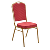 Crown Banqueting Chair - Red - Gold Steel Frame Crown Banqueting Chair - Red - Gold Steel Frame | www.ee-supplies.co.uk