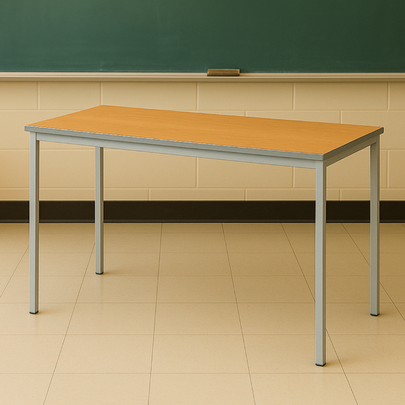 Value Fully Welded Rectangular Classroom Tables - Duraform Edge Fully Welded Classroom Tables | Spiral Stacking | www.ee-supplies.co.uk