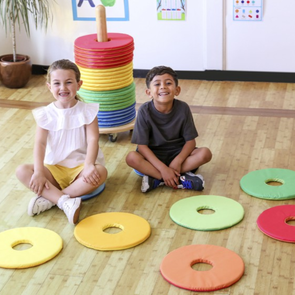 Rainbow™ Circular Cushions x 32 & Donut™ Trolley Rainbow™ Circular Cushions & Donut™ Trolley | Sit Upons | www.ee-supplies.co.uk