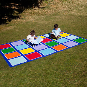 Rainbow™ Rectangle Placement Outdoor Carpet W3000 x D2000mm Rainbow™ Rectangle Placement Outdoor Mat | Rainbow Carpets & Rugs | www.ee-supplies.co.uk