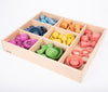 Rainbow Wooden Super Set + Wooden Sorting Tray  Rainbow Wooden Super Set + Wooden Sorting Tray | www.ee-supplies.co.uk