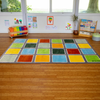 Rainforest Squares Placement Carpet W3000 x D2000mm Rainforest Squares Placement Carpet W3000 x D2000mm | Rainbow Carpets & Rugs | www.ee-supplies.co.uk