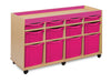 Bubblegum Tray Storage - 12 x Trays Bubblegum Tray Storage - 12 x Trays | School tray Storage | www.ee-supplies.co.uk