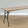 Rectangular Wooden Folding Trestle Table - 6ft x 2ft 6inch (1830 x 760mm) Rectangular Wooden Folding Trestle Table |6ft x 2ft 6in (1830mm x 760m) |  With Fold Away Legs | www.ee-supplies.co.uk