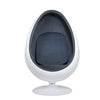 Retro Egg Shape Swivel Chair - Grey Retro Egg Shape Swivel Chair - Grey |  www.ee-supplies.co.uk
