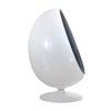 Retro Egg Shape Swivel Chair - Grey Retro Egg Shape Swivel Chair - Grey |  www.ee-supplies.co.uk