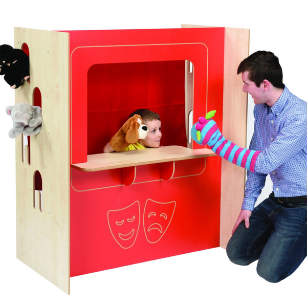Role-Play Wooden Puppet Theatre