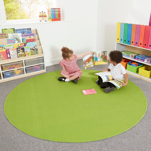 Round Carpet - Green - D2000mm Round Carpet - Green - D2000mm | Large Carpets & Rugs | www.ee-supplies.co.uk