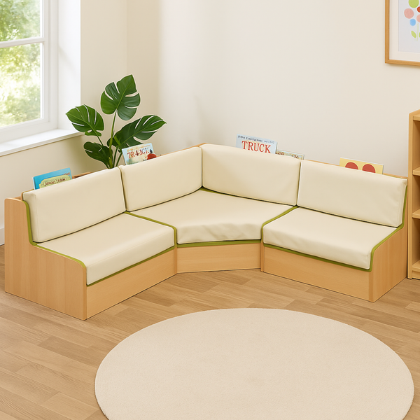 RS Children's Sofa Corner Set - Natural Finish