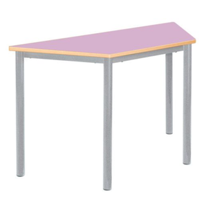 RT45 Premium Stacking Classroom Tables - Trapezoidal- Bullnose Edge RT45 Premium Tables Bullnose Edge | Square Spiral Stacking | www.ee-supplies.co.uk