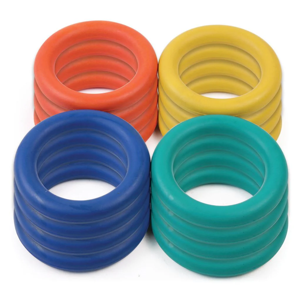 Rubber Quoits x 16 Rubber Quoits x 16 | Activity Sets | www.ee-supplies.co.uk