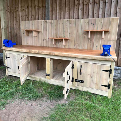 Rustic Outdoor Play Workbench Rustic Outdoor Play Workbench | www.ee-supplies.co.uk