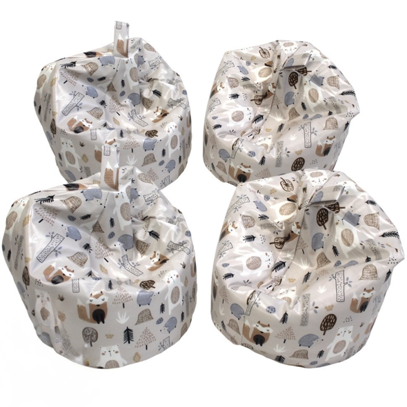 Scandi Antimicrobial Forest Animals Bean x 4 Scandi Antimicrobial Forest Animals Bean x 4 | www.ee-supplies.co.uk