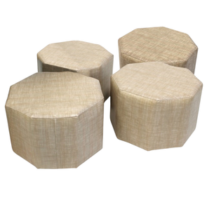 Scandi Beige Octagonal Stools Set Of 4 Scandi Beige Octangonal Stools Set Of 4 | www.ee-supplies.co.uk