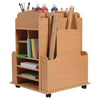 Art Wooden Storage Resource Unit - Beech School Art Resource Store | Art Storage  | www.ee-supplies.co.uk