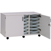 SEND 18 Tray Triple Column Tray Unit + Locking Doors SEND 18 Tray Triple Column Tray Unit + Locking Doors| www.ee-supplies.co.uk