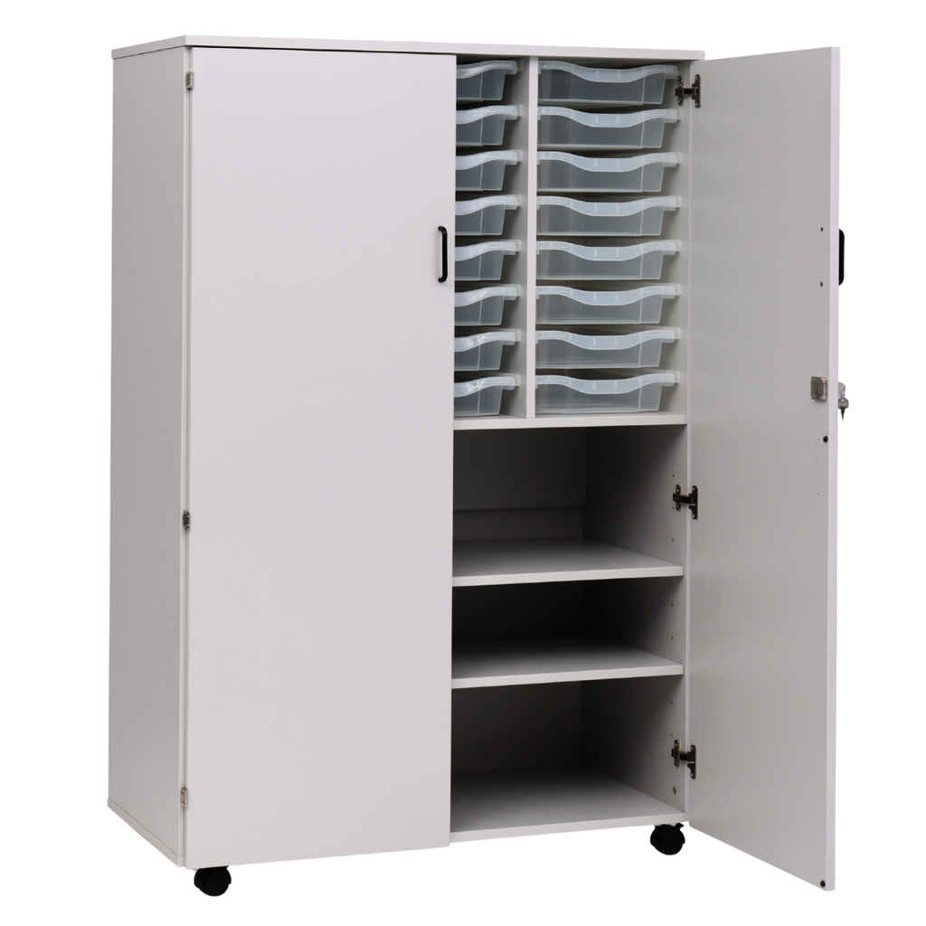SEND 24 Tray Mobile Cupboard Unit | Educational Equipment Supplies