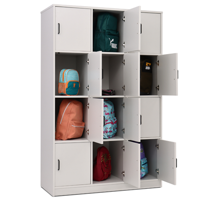 SEND 12 Bay Vertical  Bag Store + Locking Doors SEND Vertical 12 Bag Store + Locking Doors | www.ee-supplies.co.uk