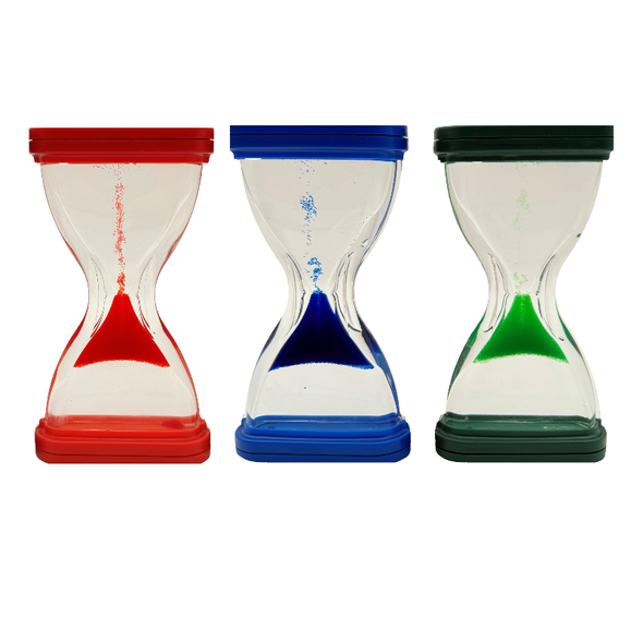 Sensory Liquid Upward Flow Timers Set Of 3 Sensory Liquid Motion Volcano Timers Set Of 3 | Sensory | www.ee-supplies.co.uk