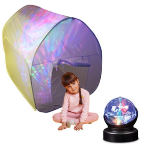 Sensory Pop Up Tent + Rotating Light Sensory Pop Up Tent + Rotating Light – 105cm | Dens | www.ee-supplies.co.uk