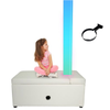 Sensory Waterless LED Light Tube 180cm & White Rectangular Padded Seat Plinth Sensory Waterless LED Light Tube 180cm & White Rectangular Padded Seat Plinth Base | Sensory | www.ee-supplies.co.uk