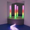 Sensory Waterless LED Tube 1.8mtr + Grey Padded Corner Plinth + Fibre Optic Light 100 Tails + 2 x Mirrors Sensory Waterless LED Tube 1.8mtr + White Padded Corner Surround + Fibre Optic Light 100 Tails + 2 x Mirrors | www.ee-supplies.co.uk