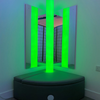 Sensory Waterless LED Tube 120cm + Grey Padded Corner Plinth + Fibre Optic Light 100 Tails + 2 x Mirrors Sensory Waterless LED Tube 120cm + White Padded Corner Surround + Fibre Optic Light 100 Tails + 2 x Mirrors | www.ee-supplies.co.uk