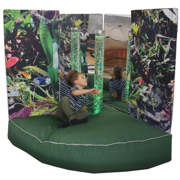 Rainforest Bubble Tube Corner Sensory Bean Bag Rainforest Bubble Tube Corner Sensory Bean Bag | www.ee-supplies.co.uk