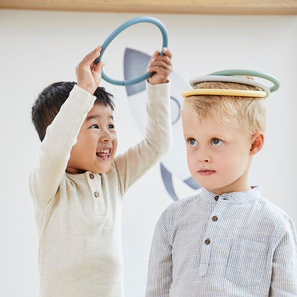 Gonge Childrens Rubber Activity Rings - Nordic Pk 6