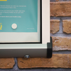 Shield® Exterior Showcase - Top Hinged - Aluminium Frame - Mag Whiteboard Shield Showcase Magnetic Whiteboard Wall Mounted - Aluminium Frame | www.ee-supplies.co.uk