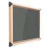 Shield® Interior Showcase - Top Hinged - Wood Effect Frame - Loop Nylon Shield Wood Effect Interior Showcases | www.ee-supplies.co.uk