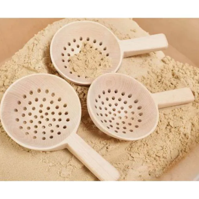 Short Handle Holey Spoons - Pack of 3 Short Handle Holey Spoons - Pack of 3  | Sand & Water | www.ee-supplies.co.uk