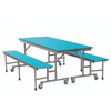 Sico ConverTable 2800 Folding Dining Bench & Table Sico Graduate Mobile Folding Octagonal Table Seating Unit - 8 Stools | ee-supp;ies.co.uk