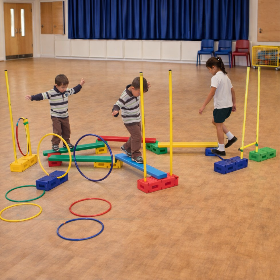 Simple Balance Course Set | Balance Paths | www.ee-supplies.co.uk ...
