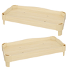 Woodland Stackable Wooden Bed - L141 cm Woodland Shoe Rack - 15 Compartments  | www.ee-supplies.co.uk