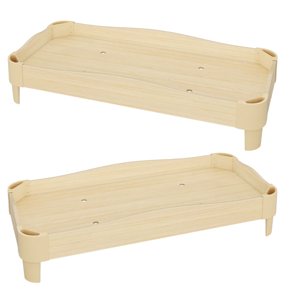 Woodland Stackable Wooden Bed - L141 cm Woodland Shoe Rack - 15 Compartments  | www.ee-supplies.co.uk