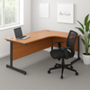 Single Upright Right Hand Radial Desk Single Upright Right Hand Radial Desk  | ee-supplies.co.uk