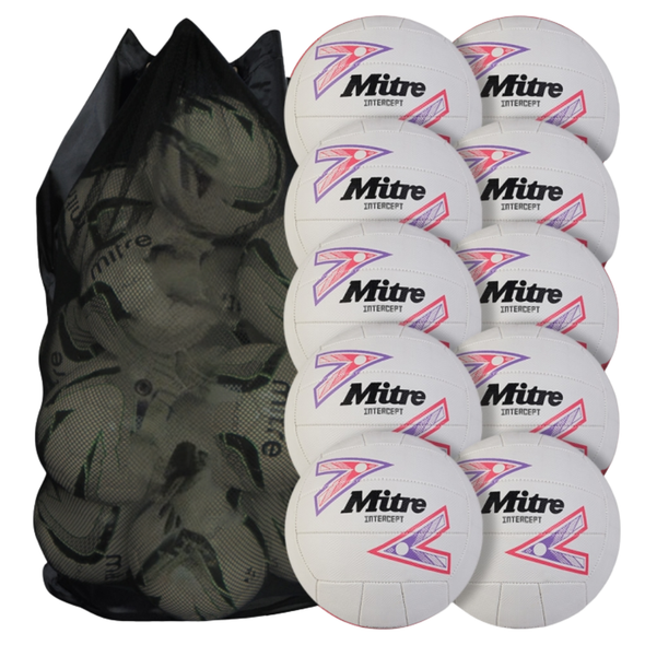 Mitre Intercept Netballs x 10 Mitre Intercept Netballs x 10 | www.ee-supplies.co.uk