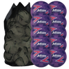 Mitre Attack Netballs x 10 Wilks Masterplay Rubber Netball | www.ee-supplies.co.uk