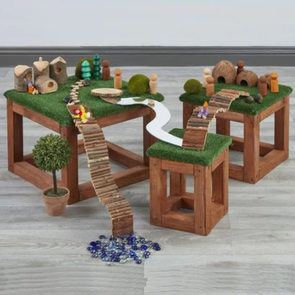 Small World Grass Platforms Small World Grass Platforms | Wooden Toys | www.ee-supplies.co.uk