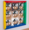 9 Bubbles Safety Mirror With Padded Frame 840 x 840mm Soft 9 Bubble Framed Safety Bubble Mirror | Reflections | www.ee-supplies.co.uk