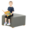 Soft Ottoman - Grey Soft Ottoman - Grey | Book Display | www.ee-supplies.co.uk