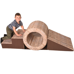Soft Play Barrel Set - Wood Effect Soft Play Barrel Set - Wood Effect | Soft Adventure play Sets | www.ee-supplies.co.uk
