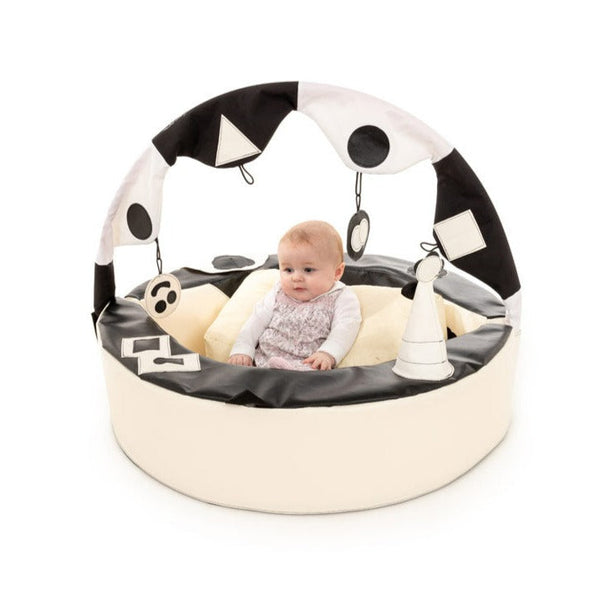 Soft Play Crescent Ring Single Set + Activity Arch Black & White